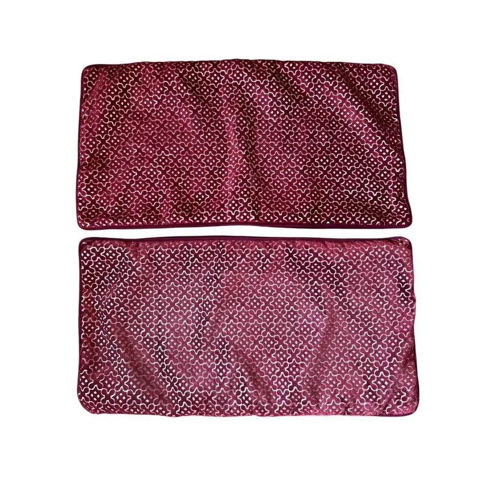 Vintage Velvet‎ Pillow Shams 14”x26”